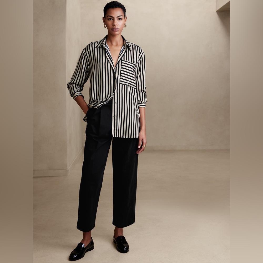 Banana Republic Silky Oversized Shirt